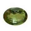Sapphire Green Gems Oval, Loupe Clean